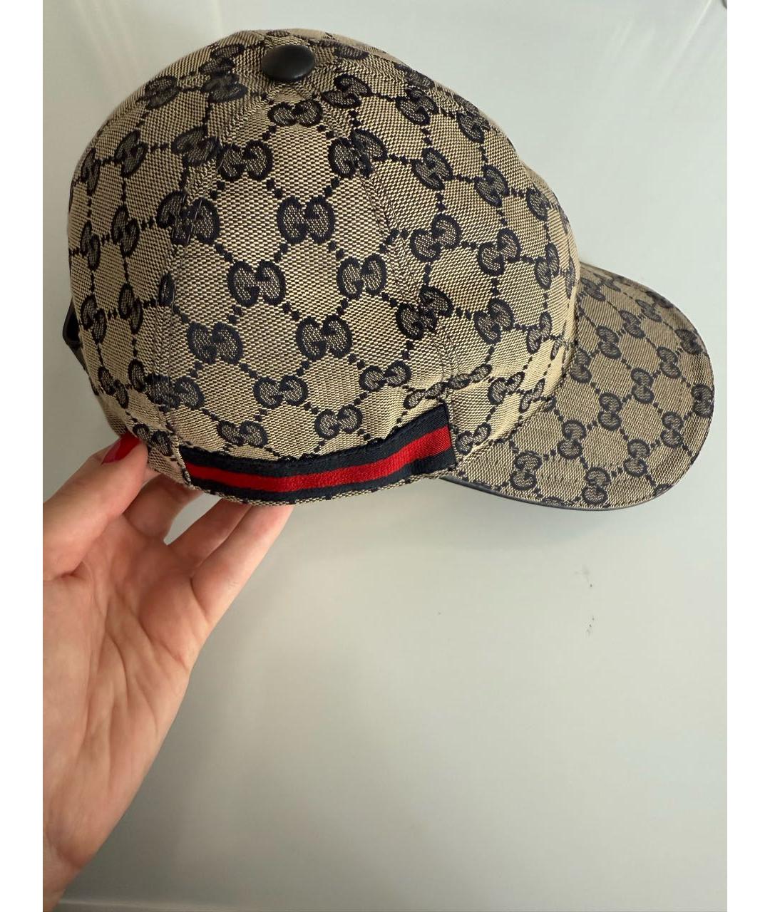 GUCCI Темно-синяя кепка, фото 3