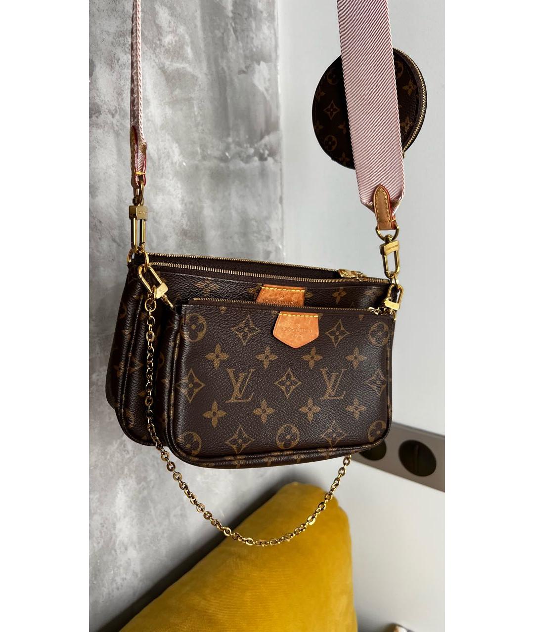 LOUIS VUITTON Коричневая сумка через плечо, фото 2