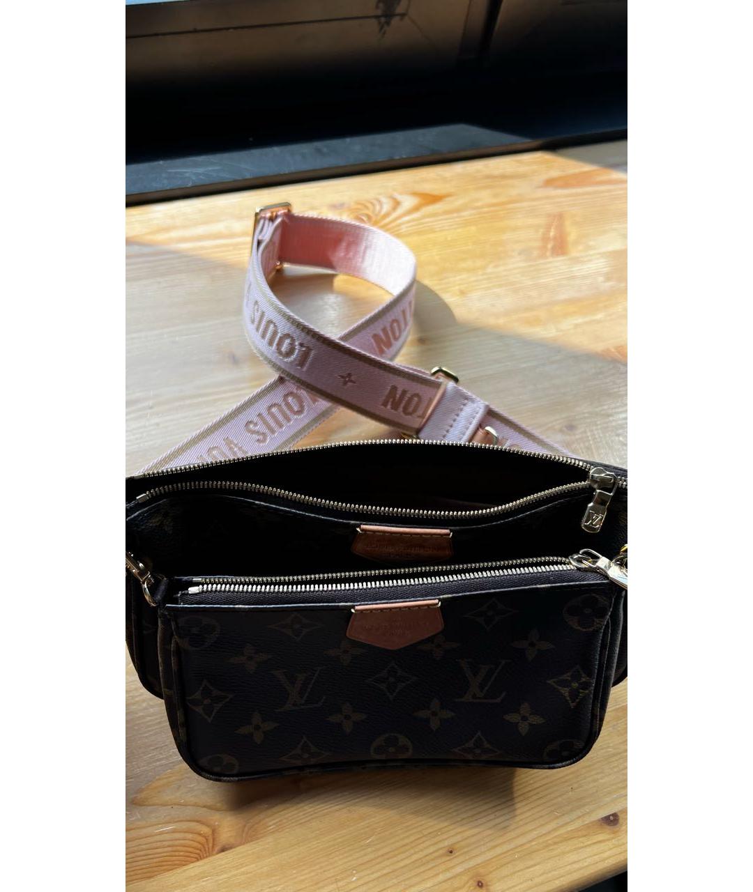 LOUIS VUITTON Коричневая сумка через плечо, фото 4