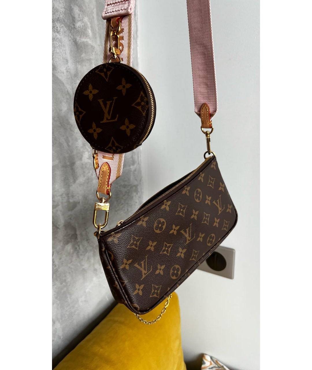 LOUIS VUITTON Коричневая сумка через плечо, фото 3