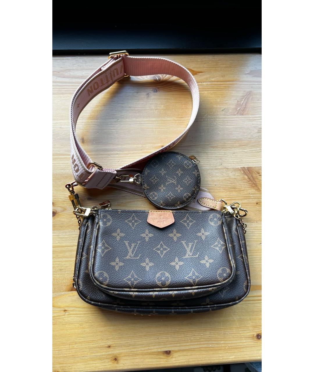 LOUIS VUITTON Коричневая сумка через плечо, фото 9