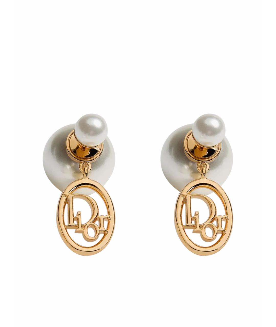 CHRISTIAN DIOR Золотые серьги, фото 4