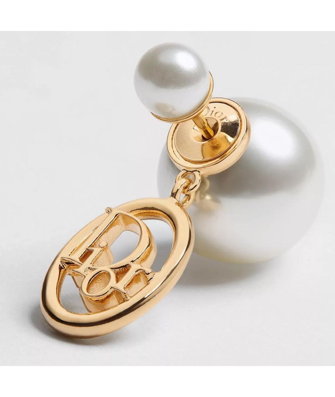 CHRISTIAN DIOR Золотые серьги, фото 2