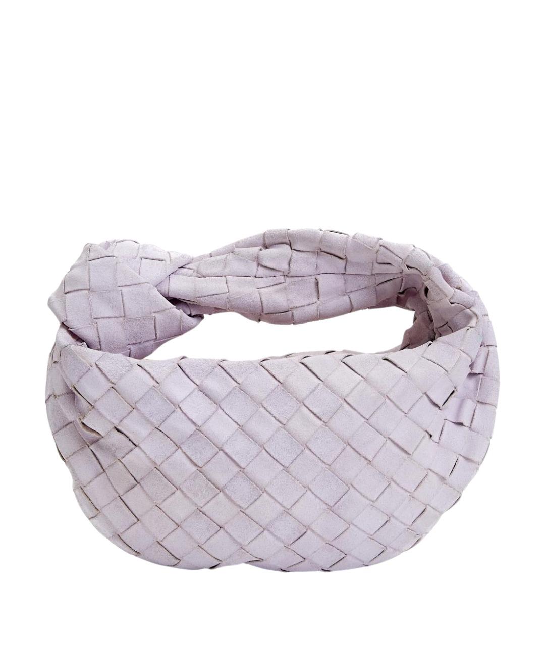 BOTTEGA VENETA Фиолетовая кожаная сумка с короткими ручками, фото 1