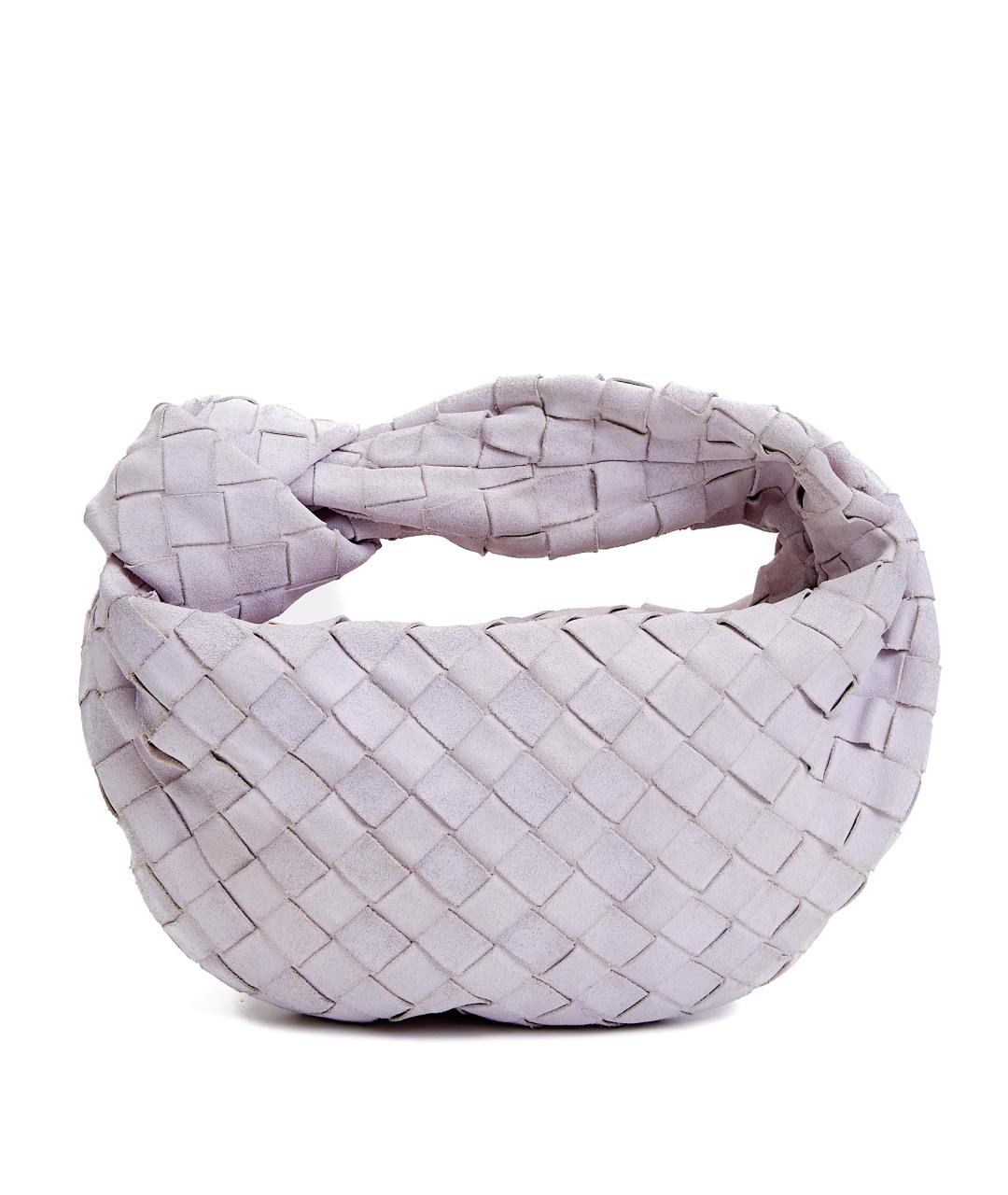 BOTTEGA VENETA Фиолетовая кожаная сумка с короткими ручками, фото 6