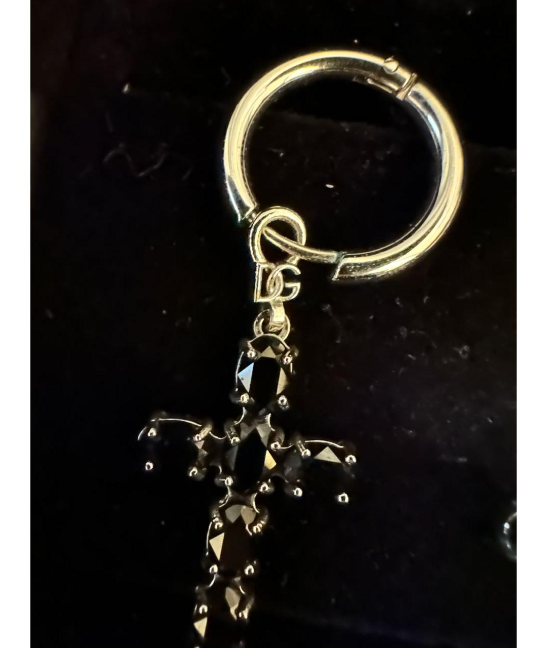DOLCE&GABBANA Серебряные латунные серьги, фото 3