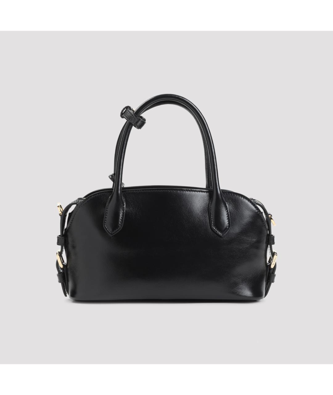 PRADA Черная кожаная сумка тоут, фото 2