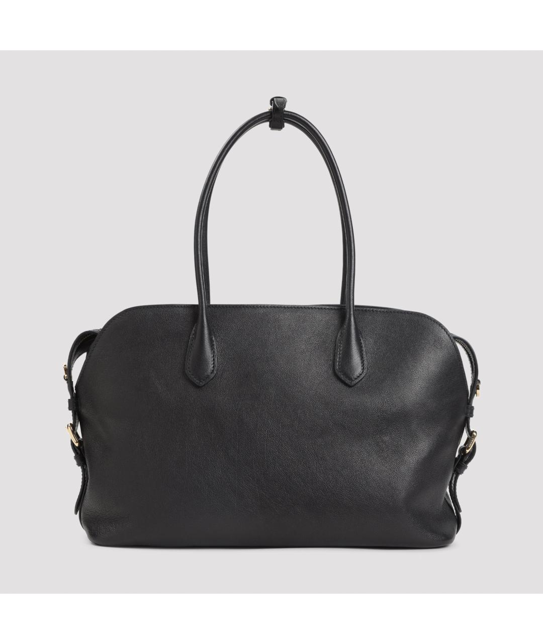 PRADA Черная кожаная сумка тоут, фото 2