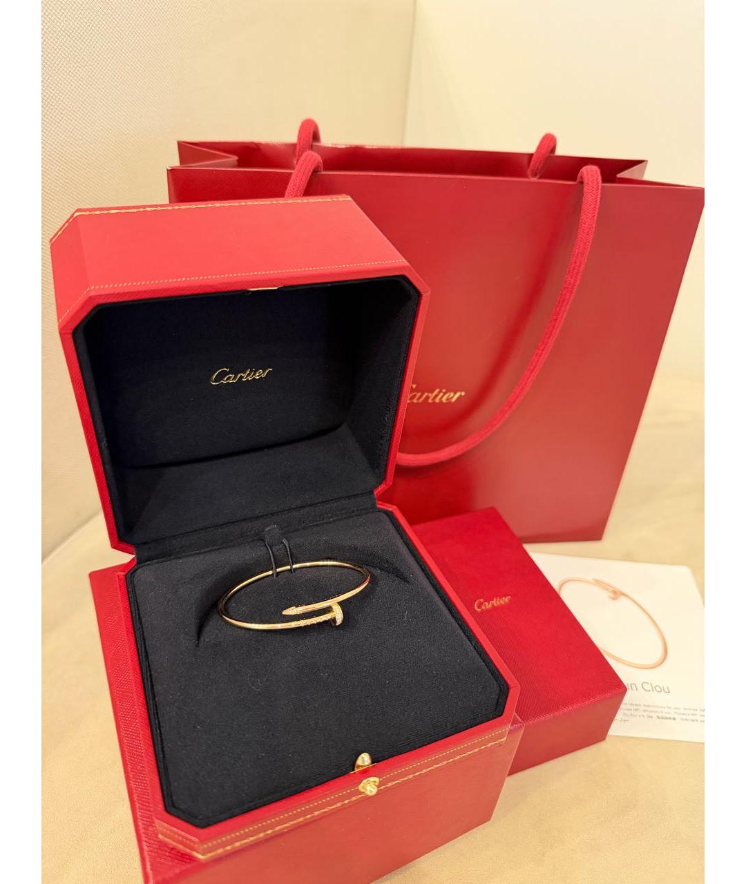 CARTIER Золотой браслет из розового золота, фото 2