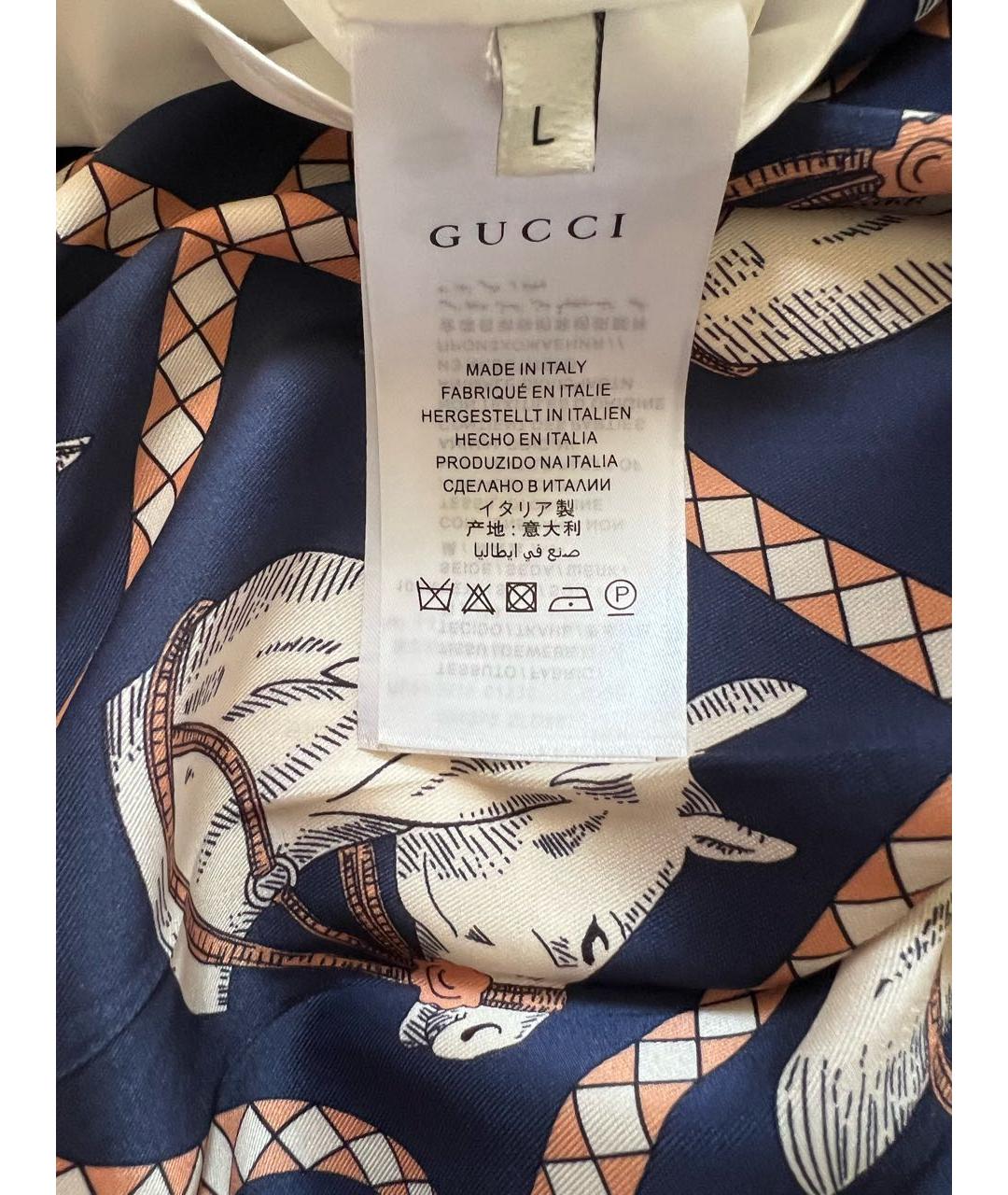 GUCCI Мульти шелковая юбка макси, фото 6