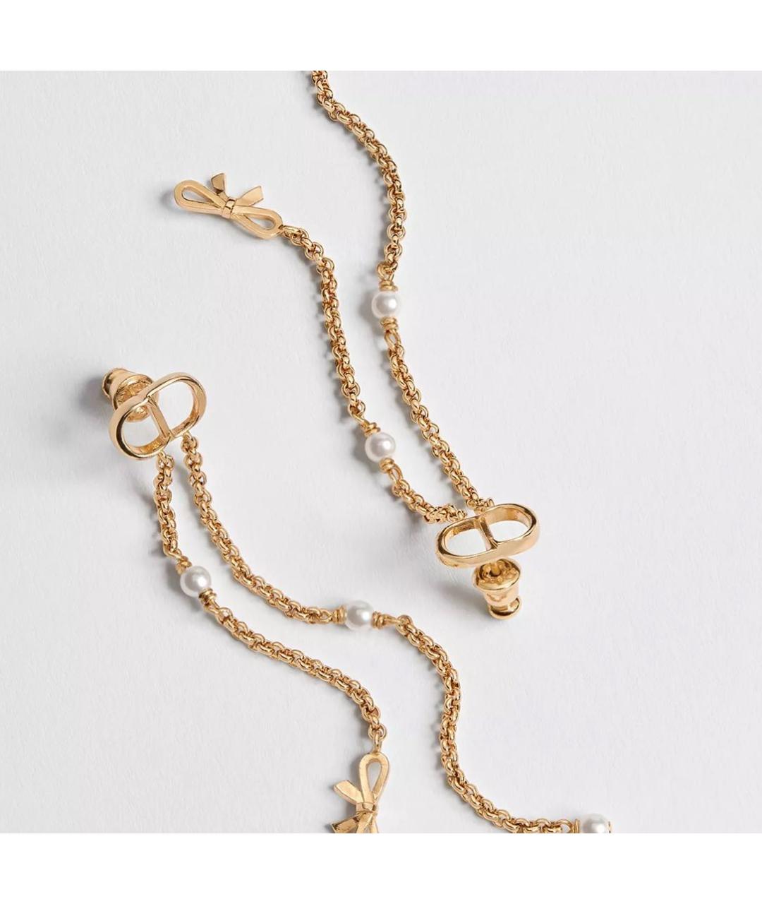 CHRISTIAN DIOR Золотые серьги, фото 2