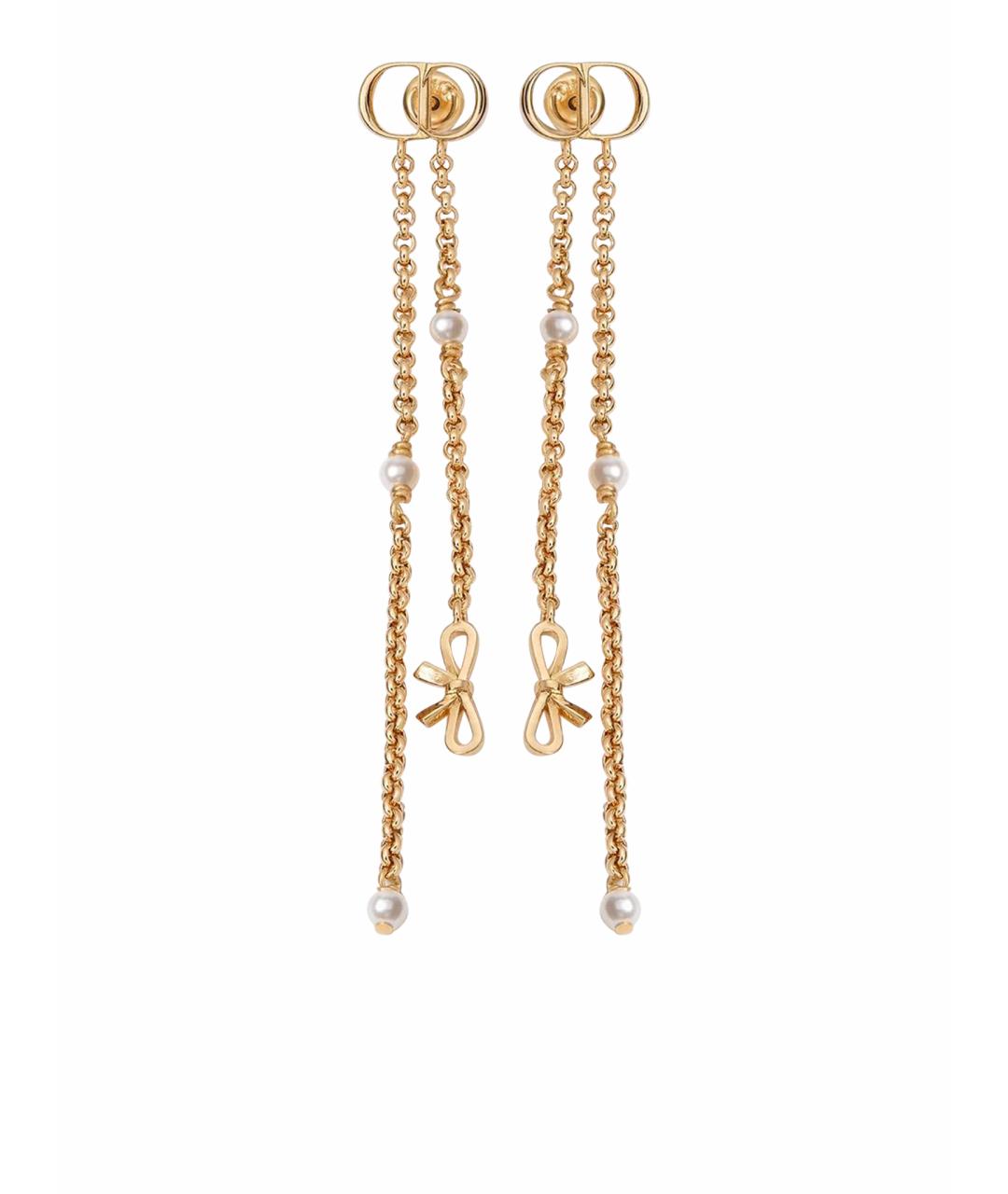 CHRISTIAN DIOR Золотые серьги, фото 1