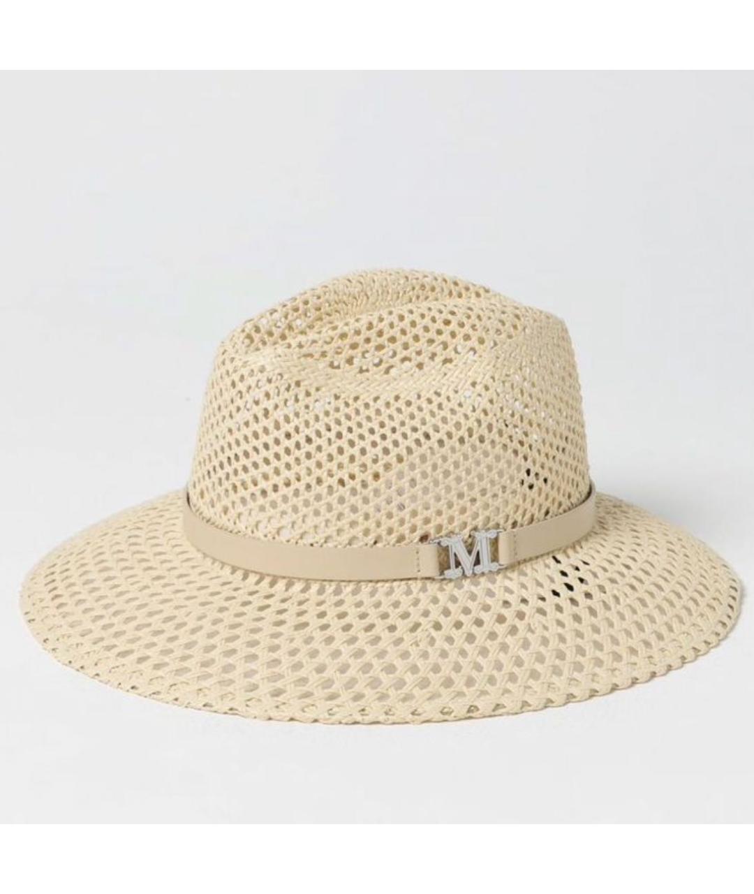 MAX MARA Бежевая шляпа, фото 9