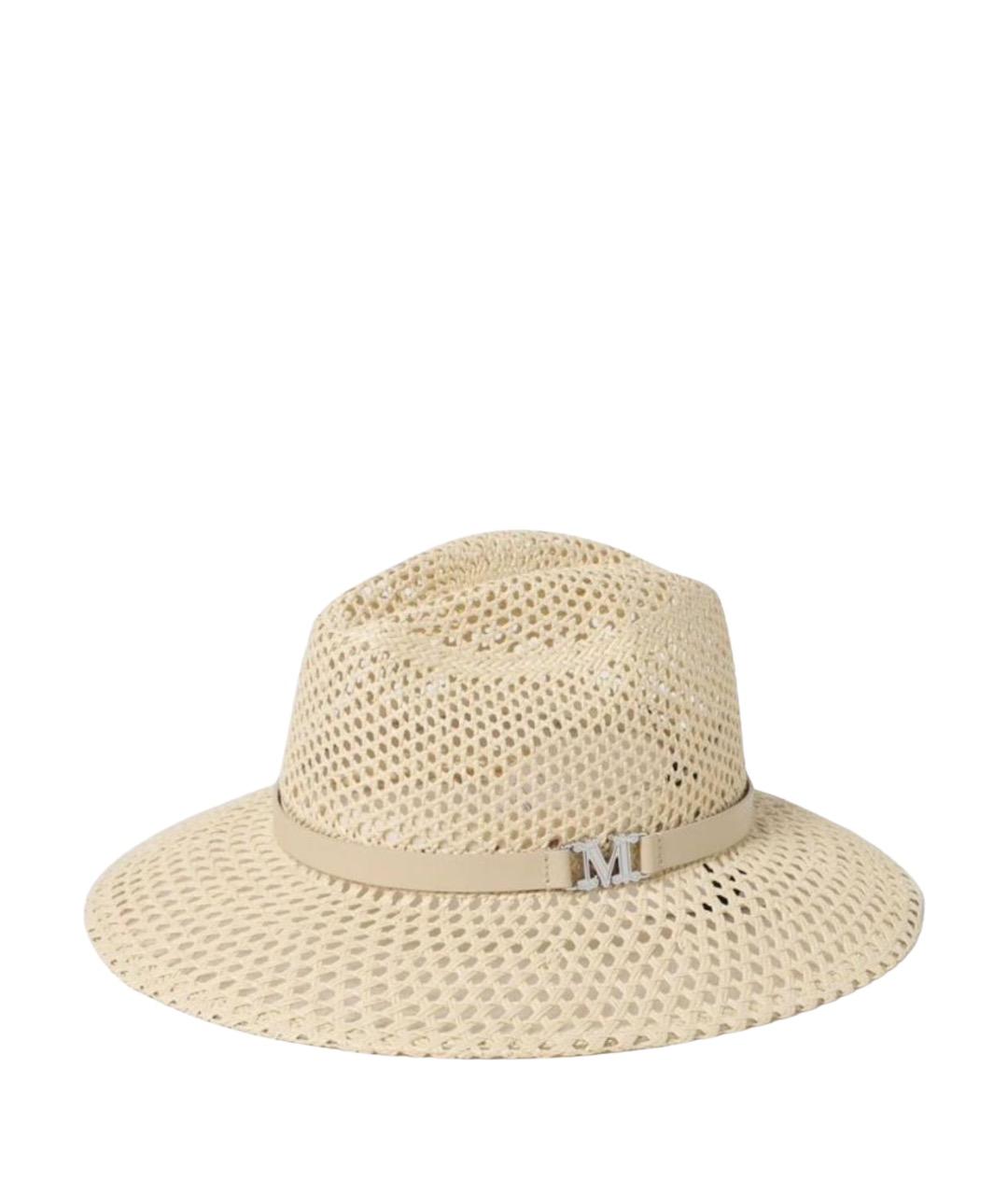 MAX MARA Бежевая шляпа, фото 1
