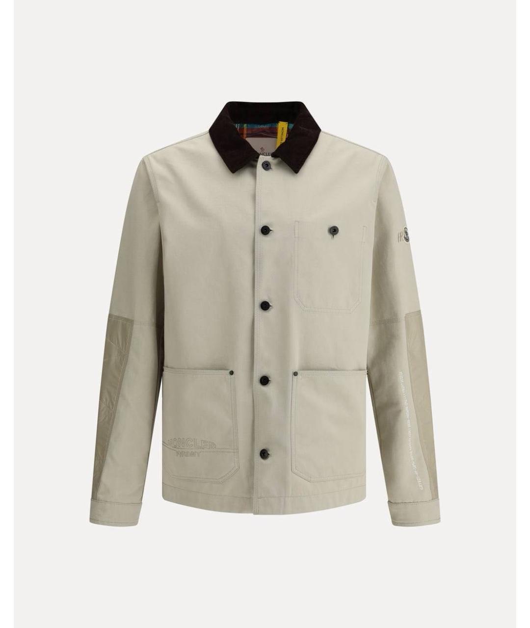 MONCLER Бежевая куртка, фото 3