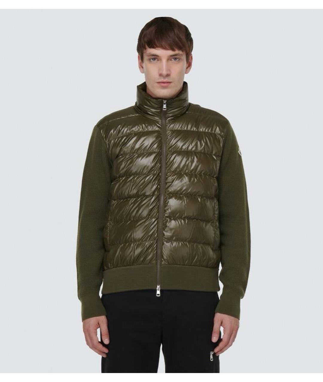 MONCLER Хаки куртка, фото 3