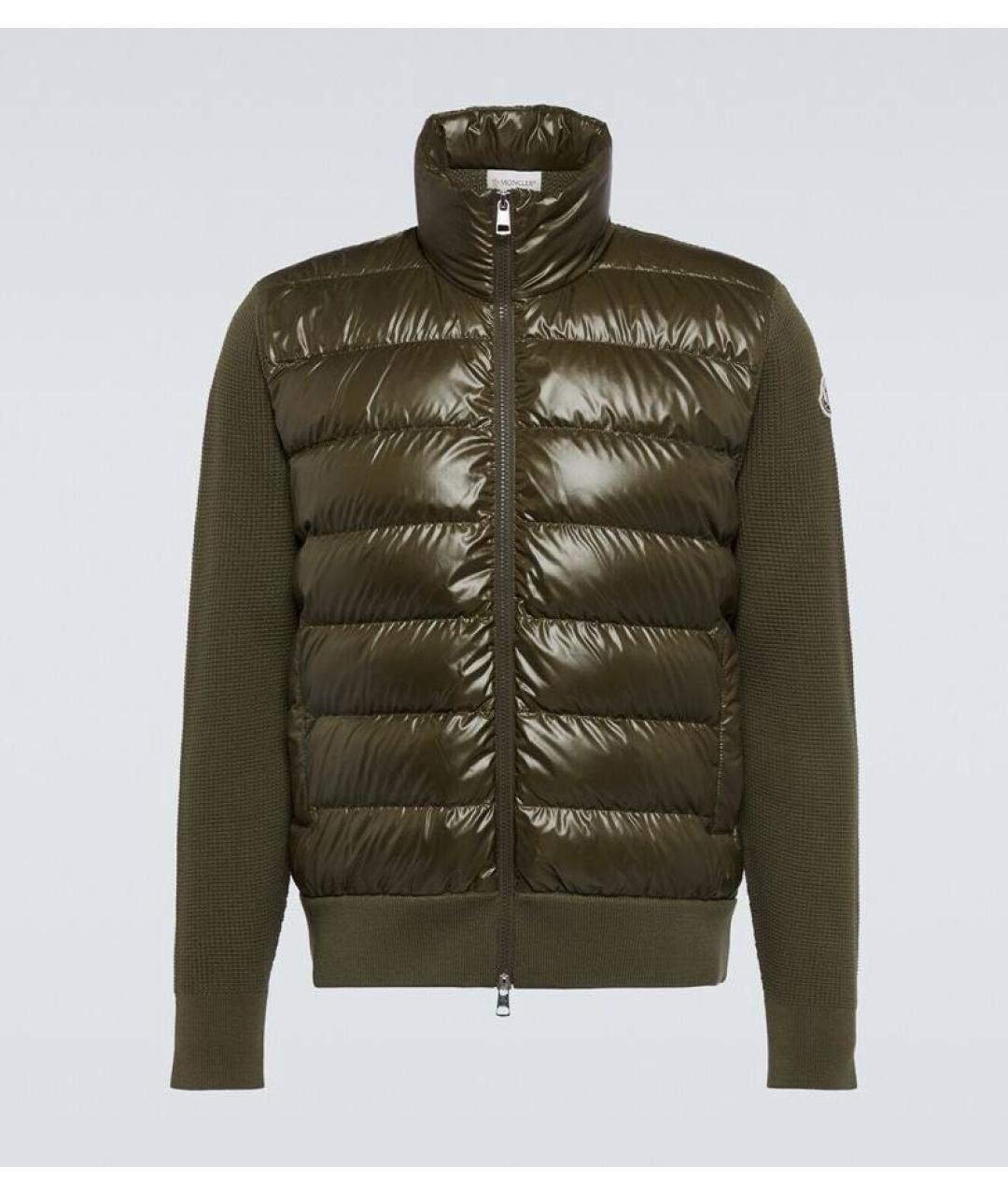 MONCLER Хаки куртка, фото 6