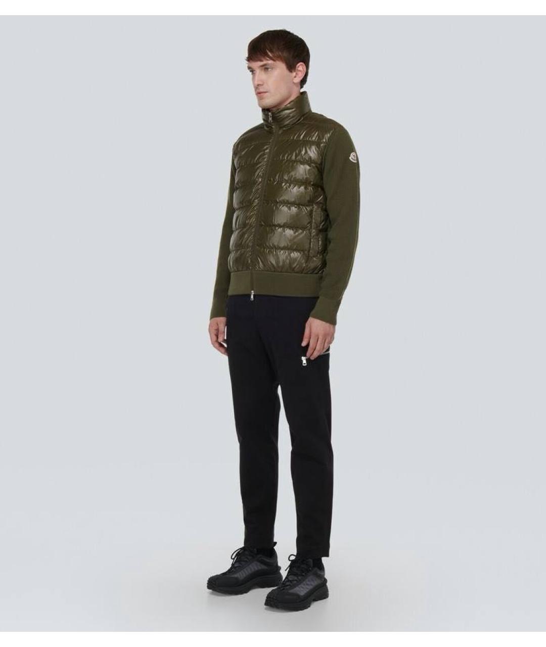 MONCLER Хаки куртка, фото 2