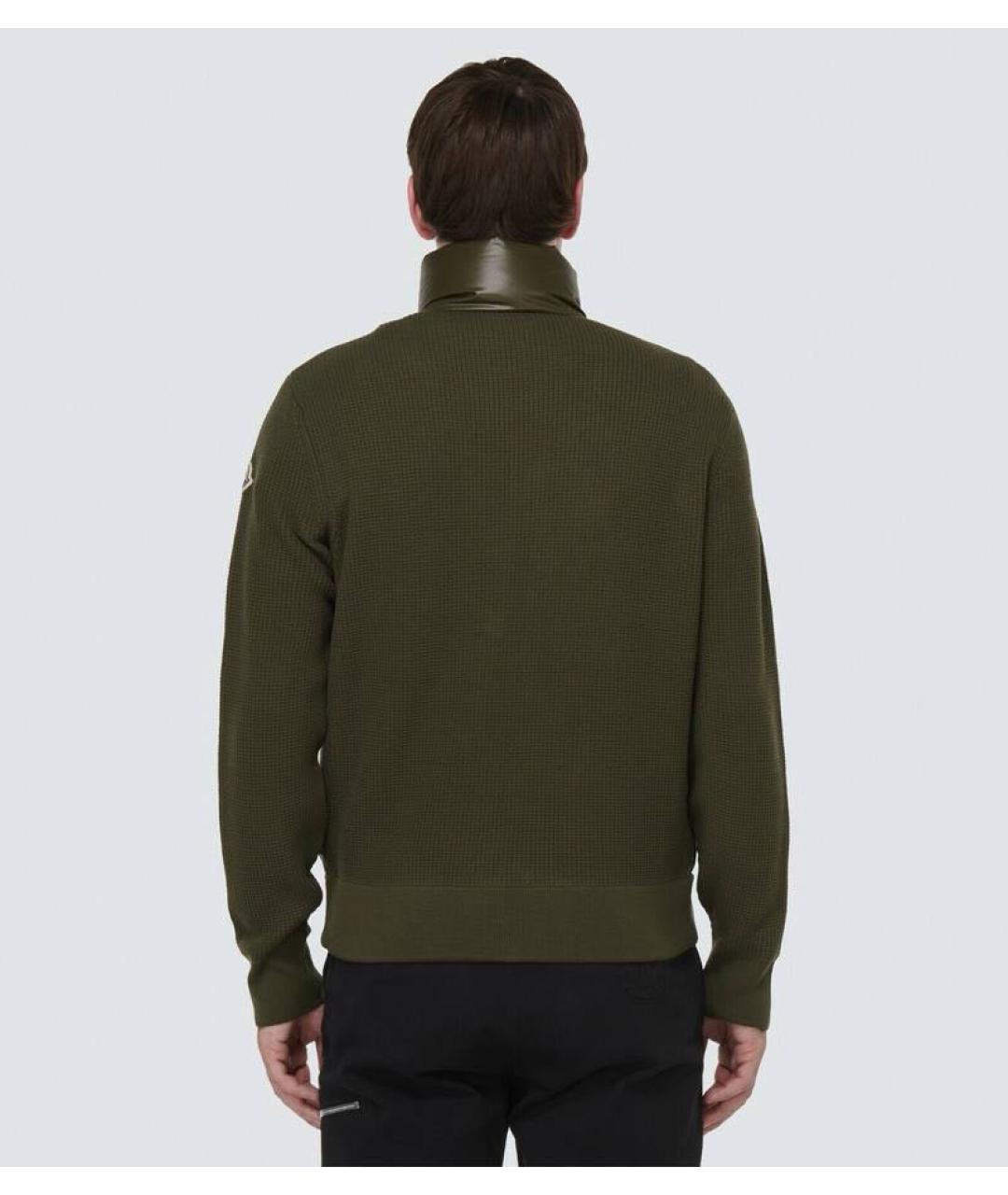 MONCLER Хаки куртка, фото 5