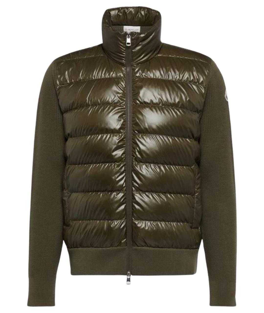 MONCLER Хаки куртка, фото 1