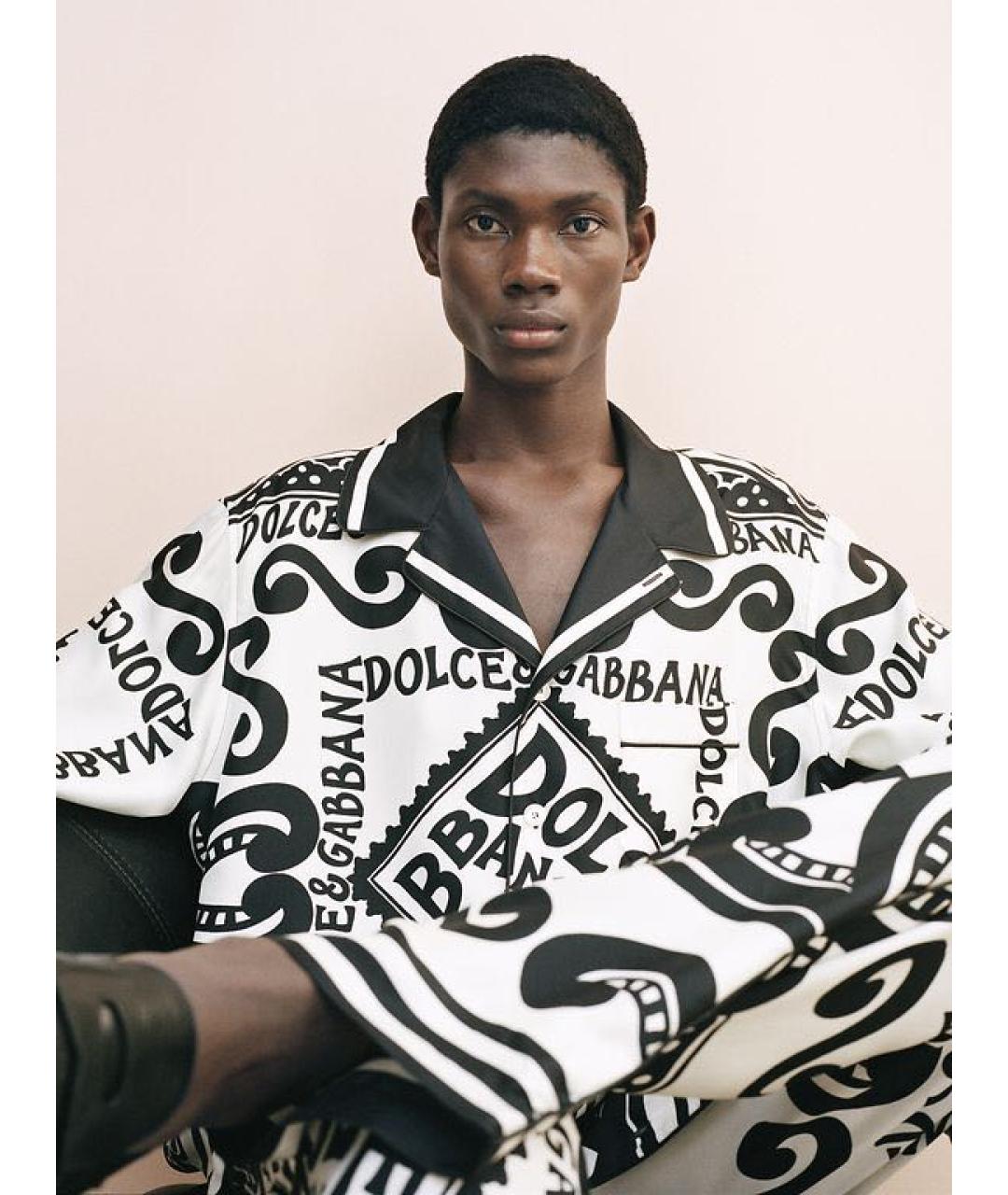 DOLCE&GABBANA Мульти шелковый костюм с брюками, фото 3