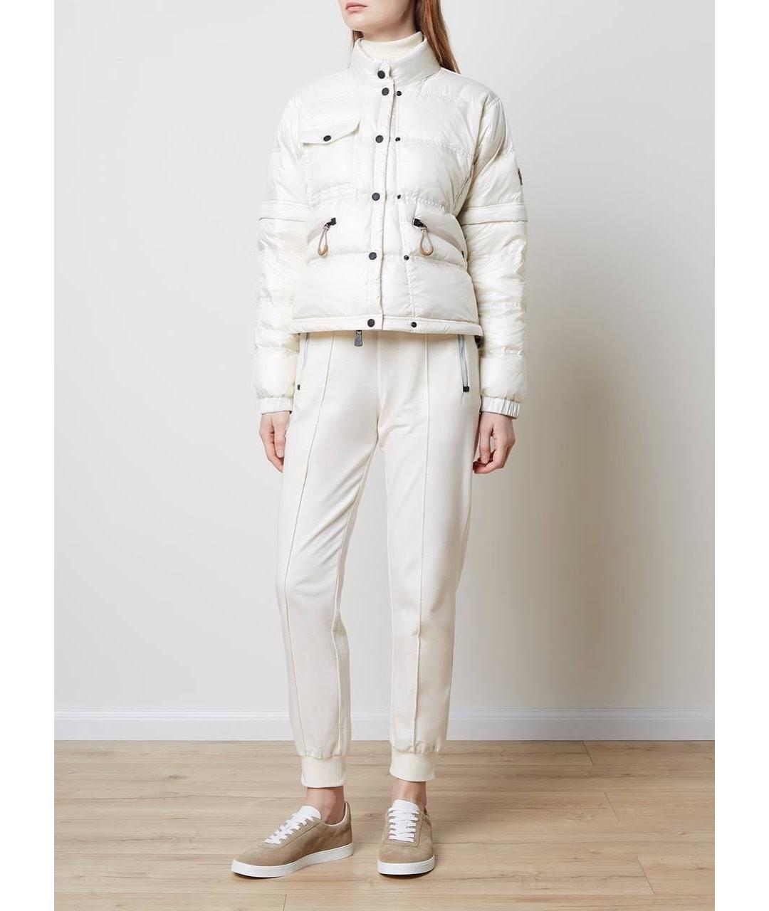 MONCLER Белая куртка, фото 4