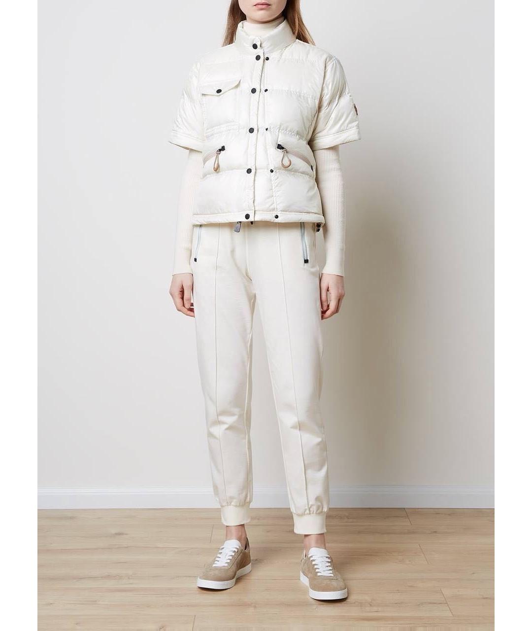 MONCLER Белая куртка, фото 2