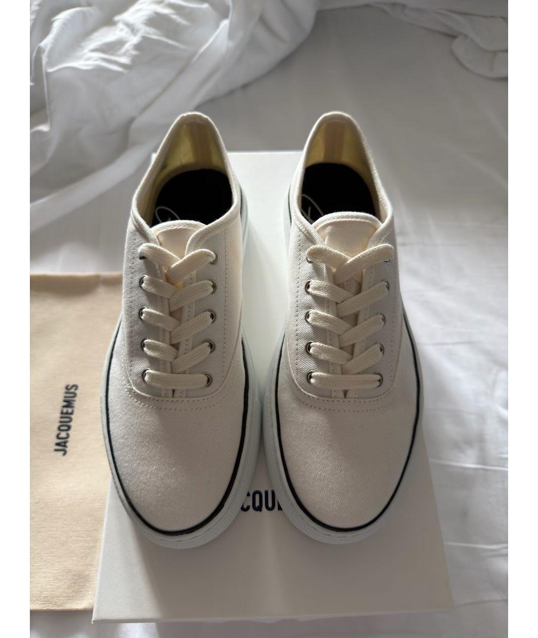 JACQUEMUS Белые кеды, фото 2