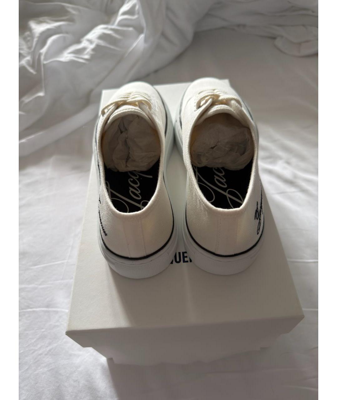 JACQUEMUS Белые кеды, фото 4