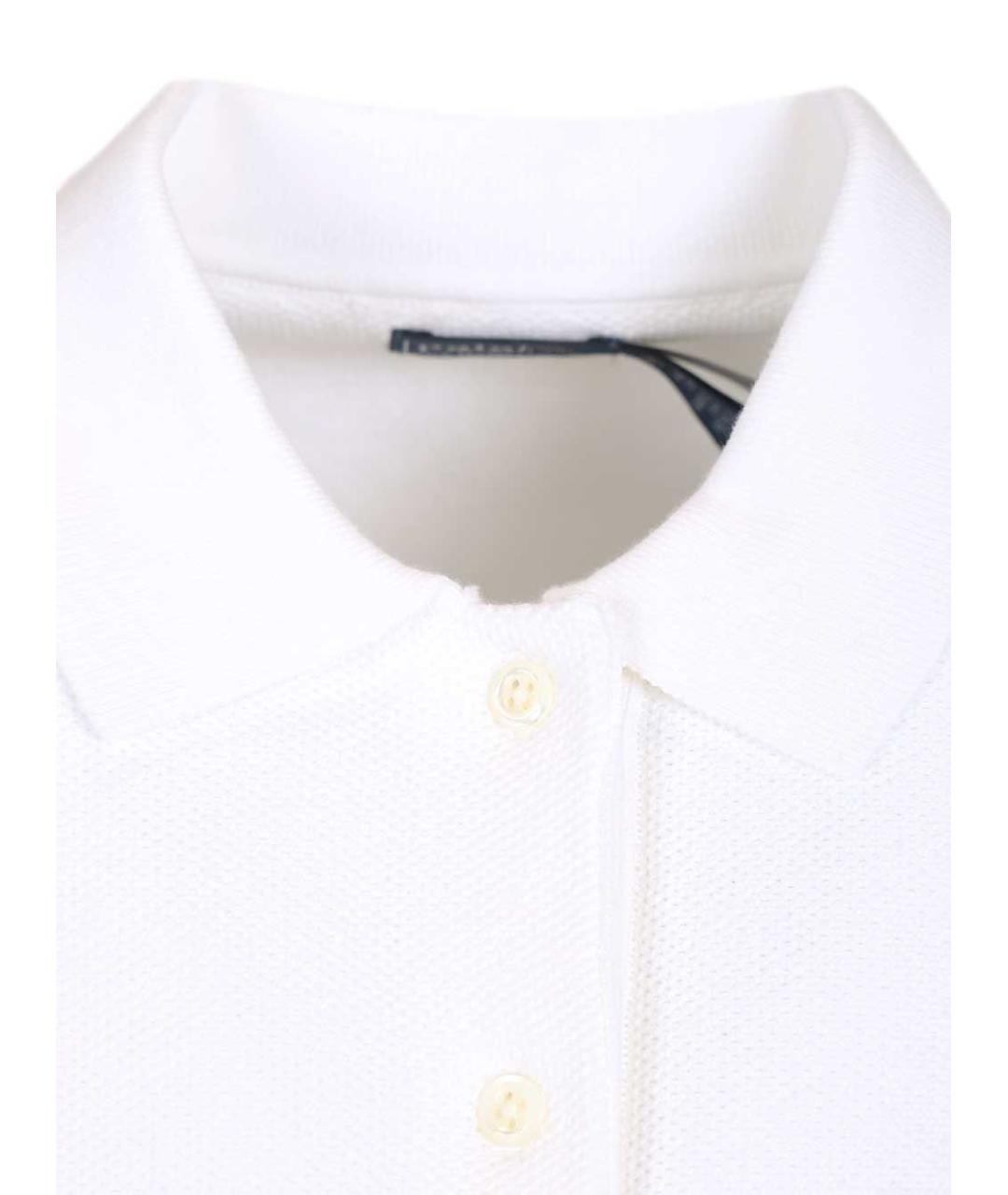 POLO RALPH LAUREN Белая хлопковая футболка, фото 4