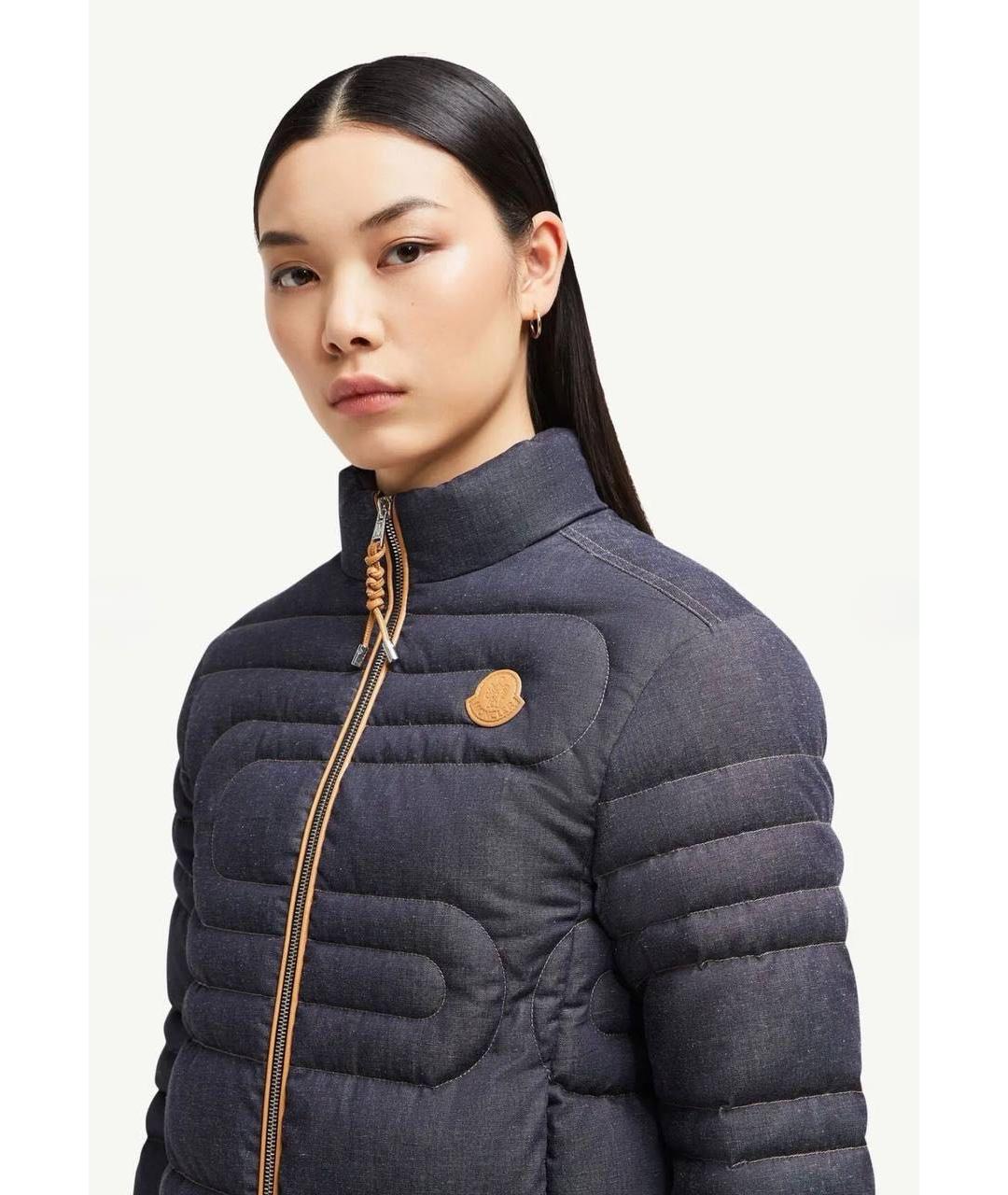MONCLER Темно-синяя куртка, фото 6