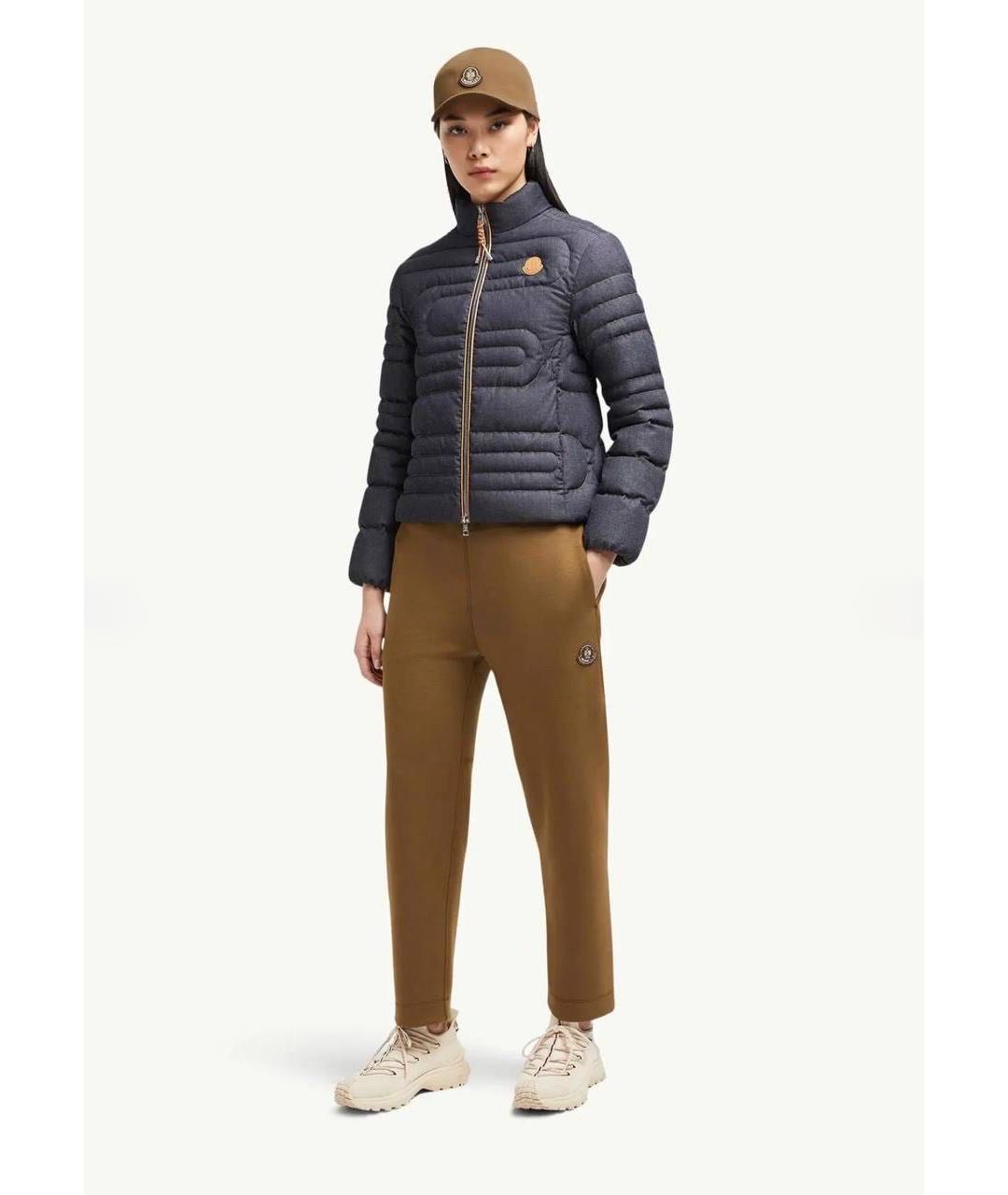 MONCLER Темно-синяя куртка, фото 2