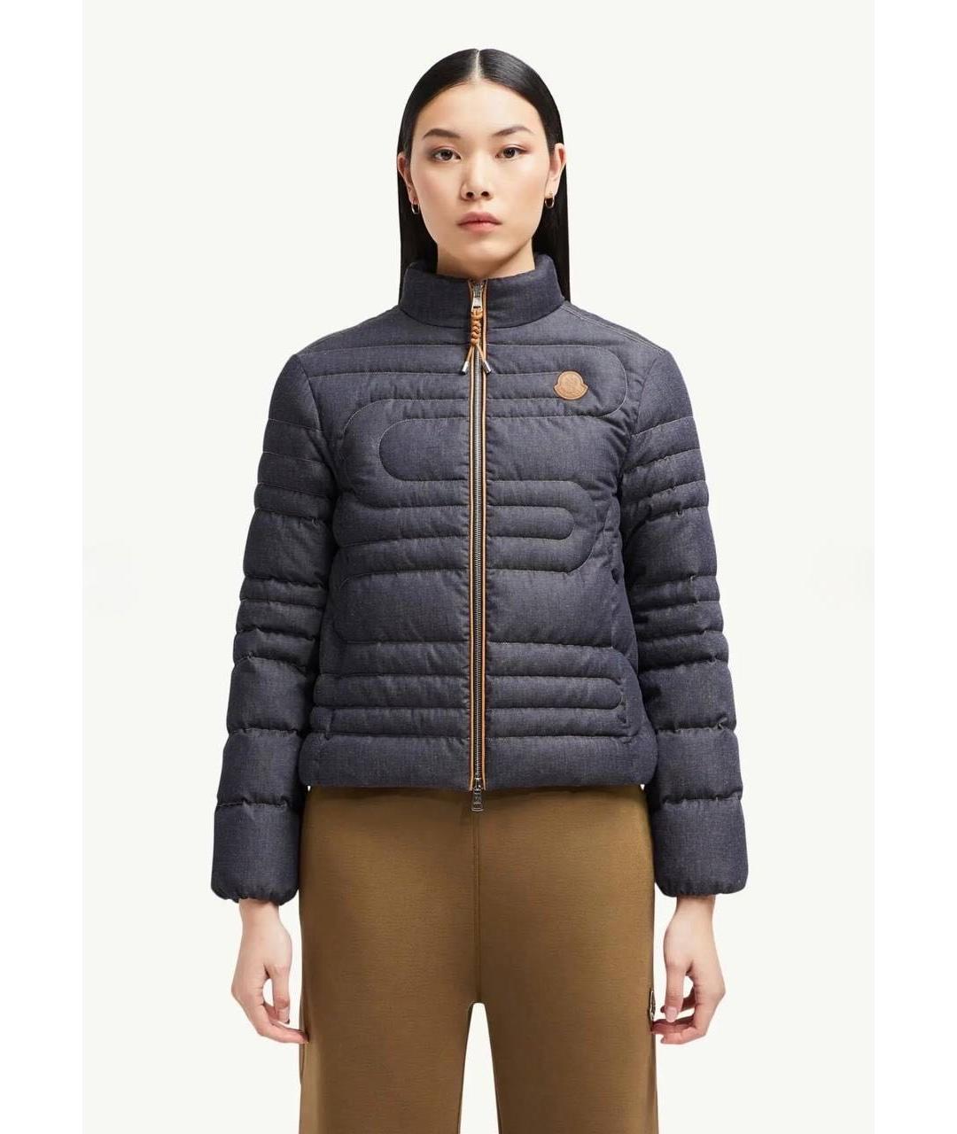 MONCLER Темно-синяя куртка, фото 3