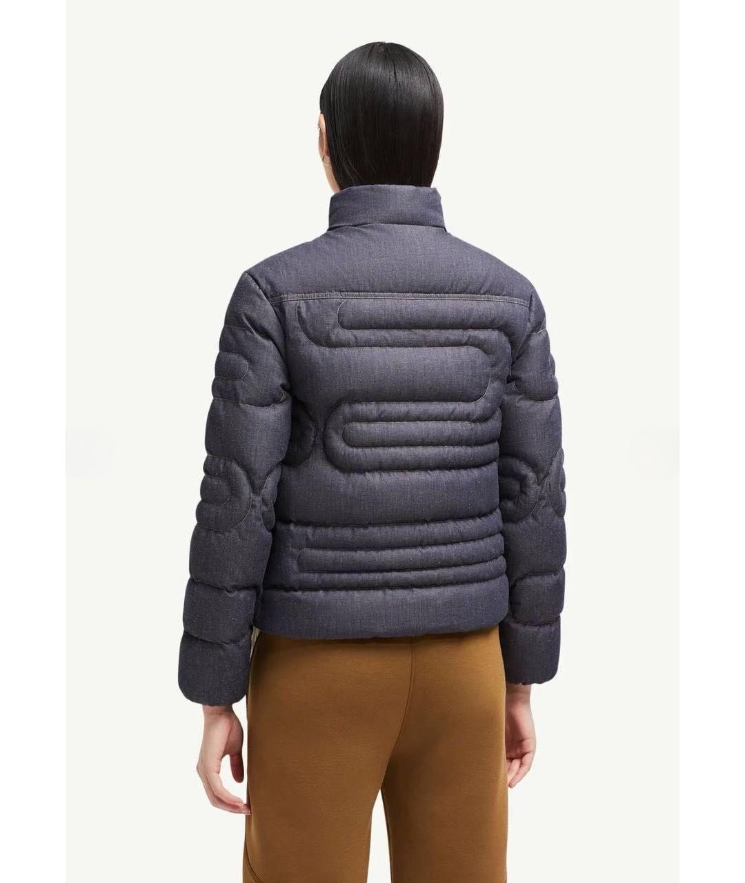 MONCLER Темно-синяя куртка, фото 4