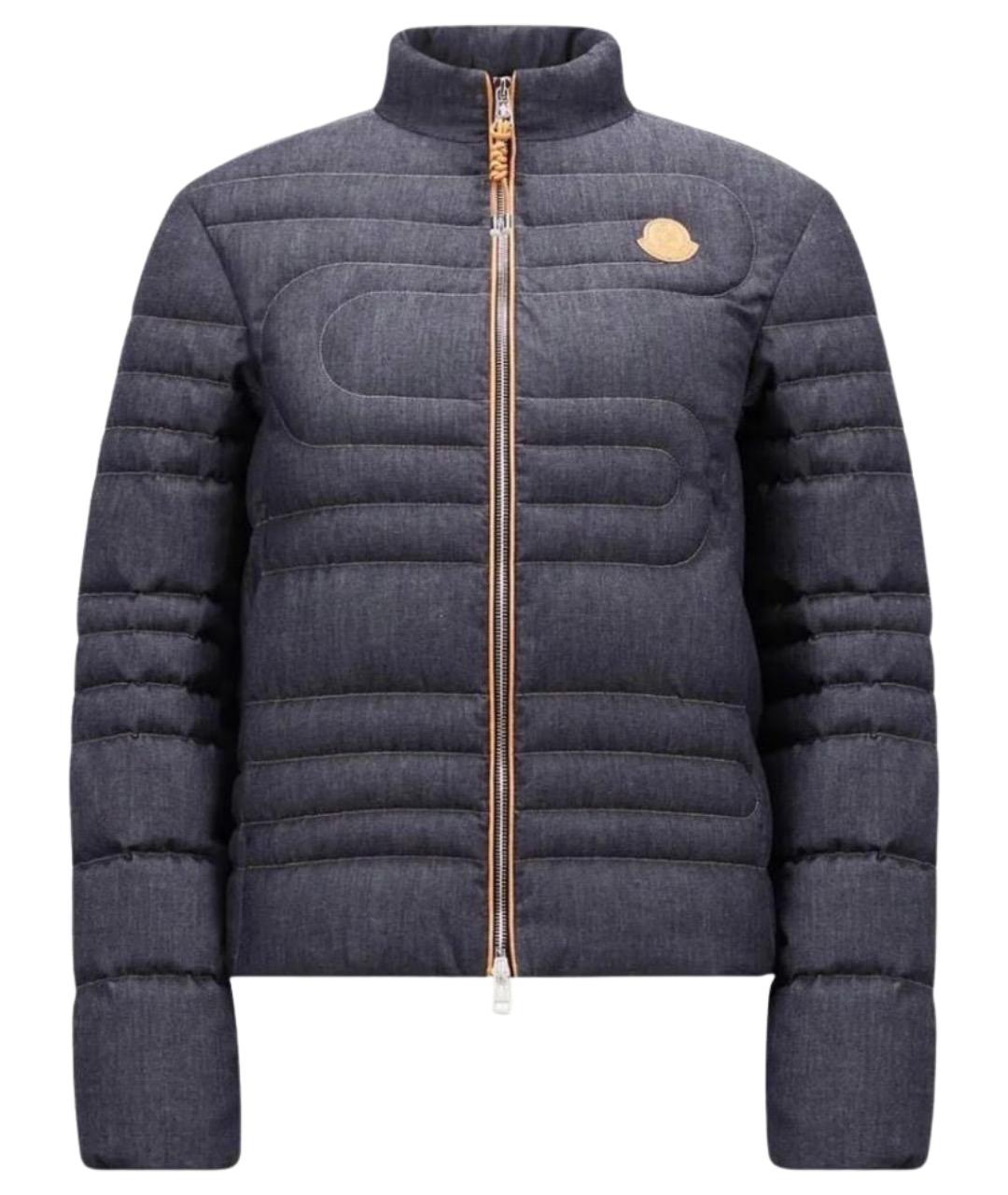 MONCLER Темно-синяя куртка, фото 1