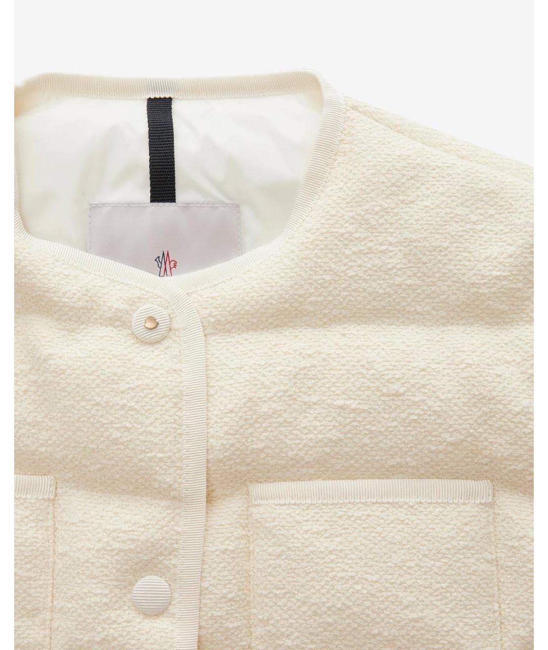 MONCLER Белая куртка, фото 2
