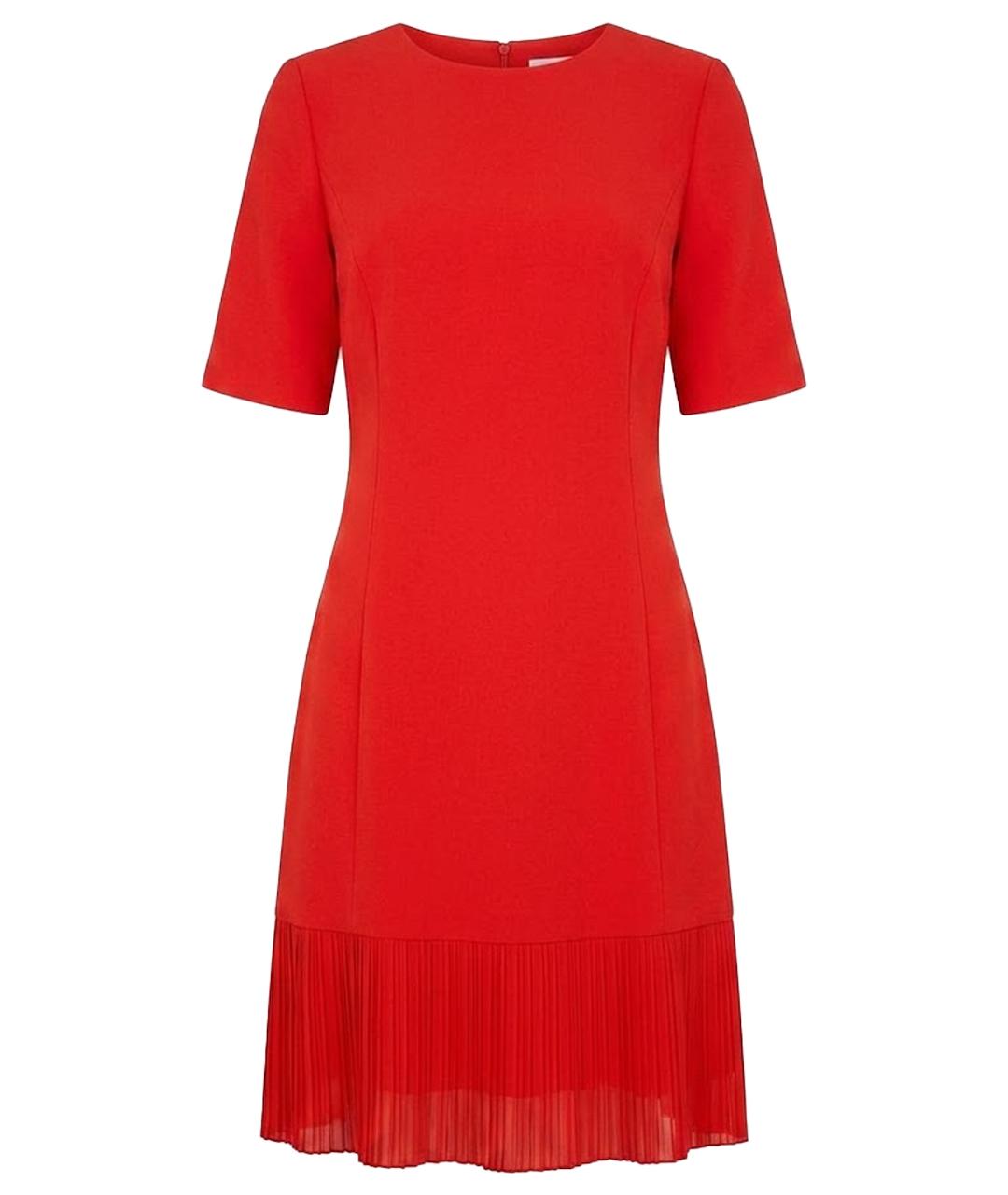 CHRISTIAN DIOR Красное шелковое коктейльное платье, фото 1