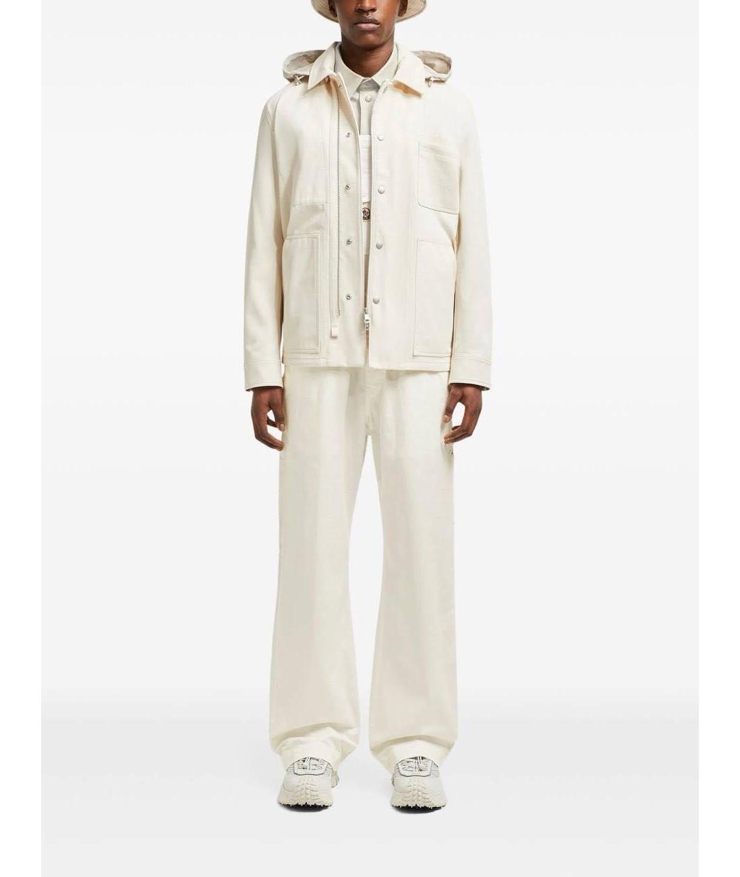 MONCLER Белая куртка, фото 2