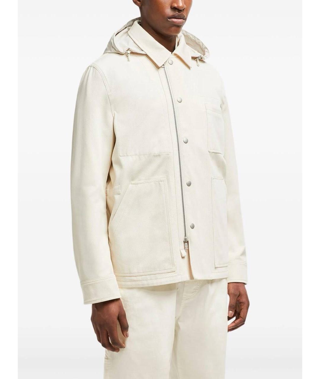 MONCLER Белая куртка, фото 3