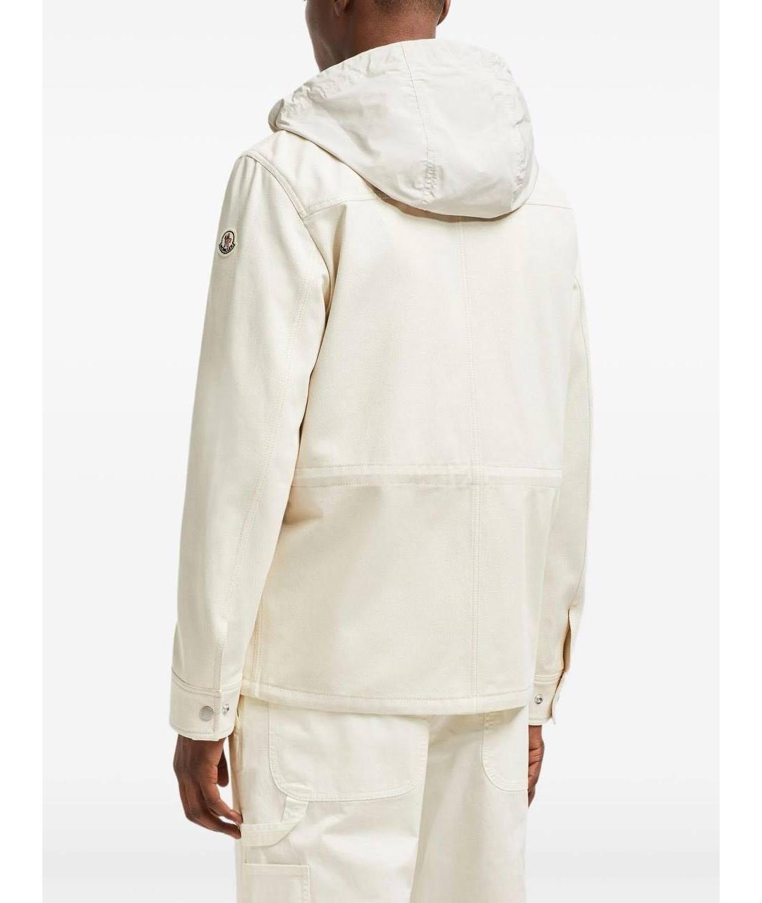MONCLER Белая куртка, фото 5