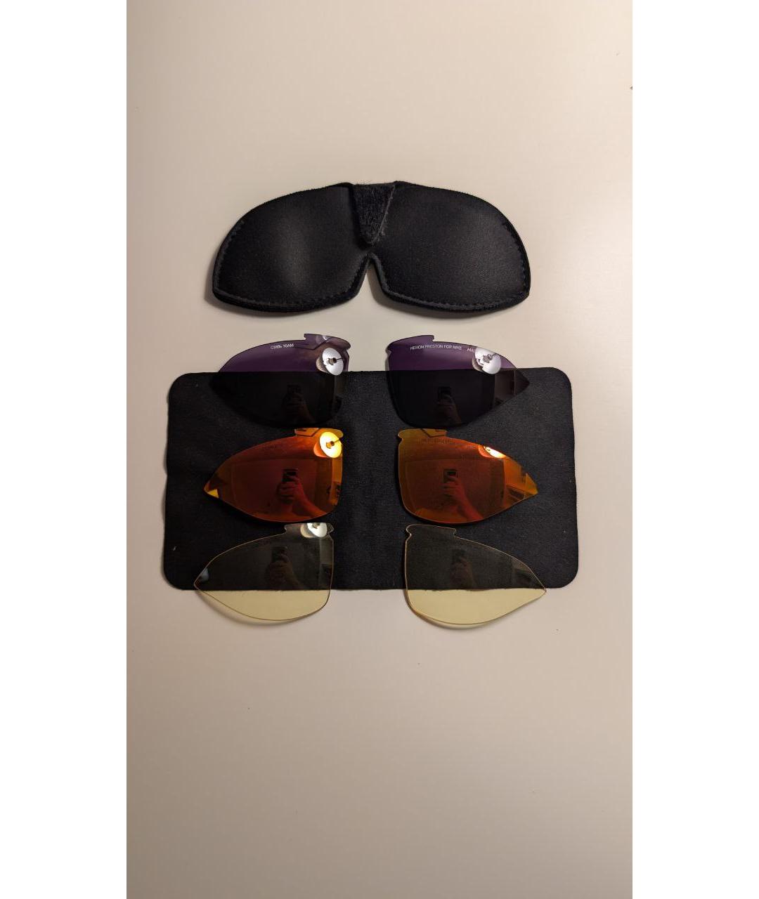 HERON PRESTON Черные пластиковые солнцезащитные очки, фото 6