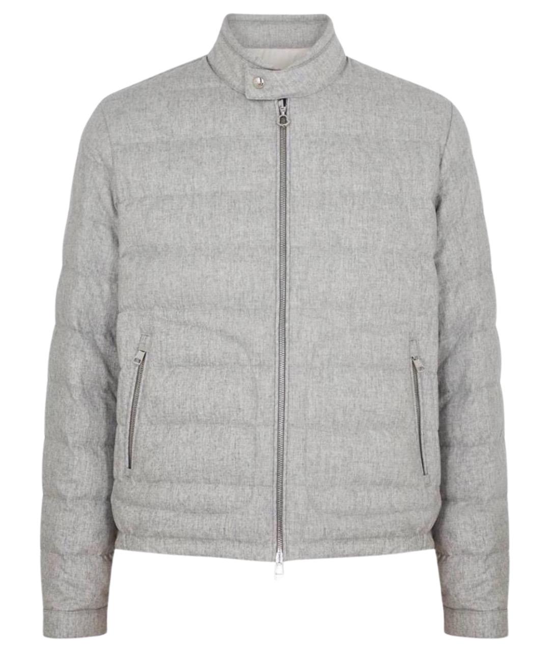 MONCLER Серая куртка, фото 1