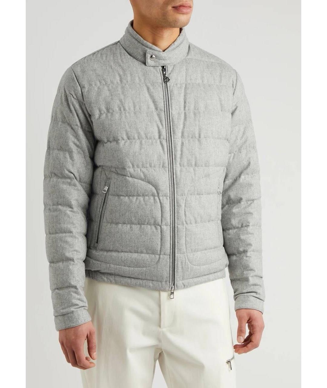 MONCLER Серая куртка, фото 3