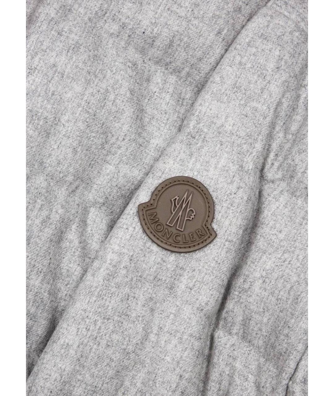 MONCLER Серая куртка, фото 4