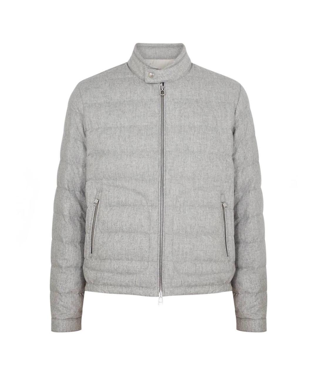 MONCLER Серая куртка, фото 7