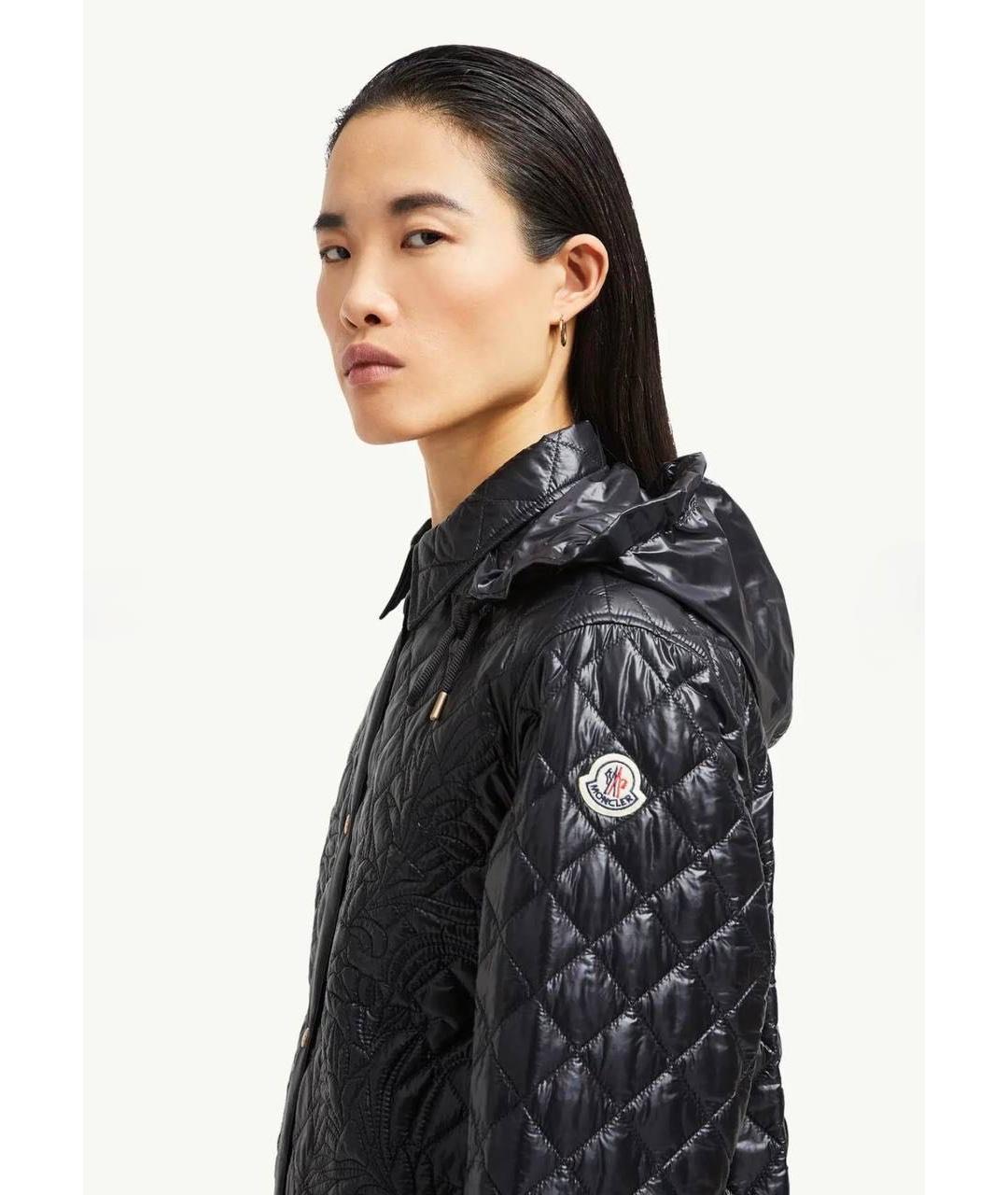 MONCLER Черная куртка, фото 2