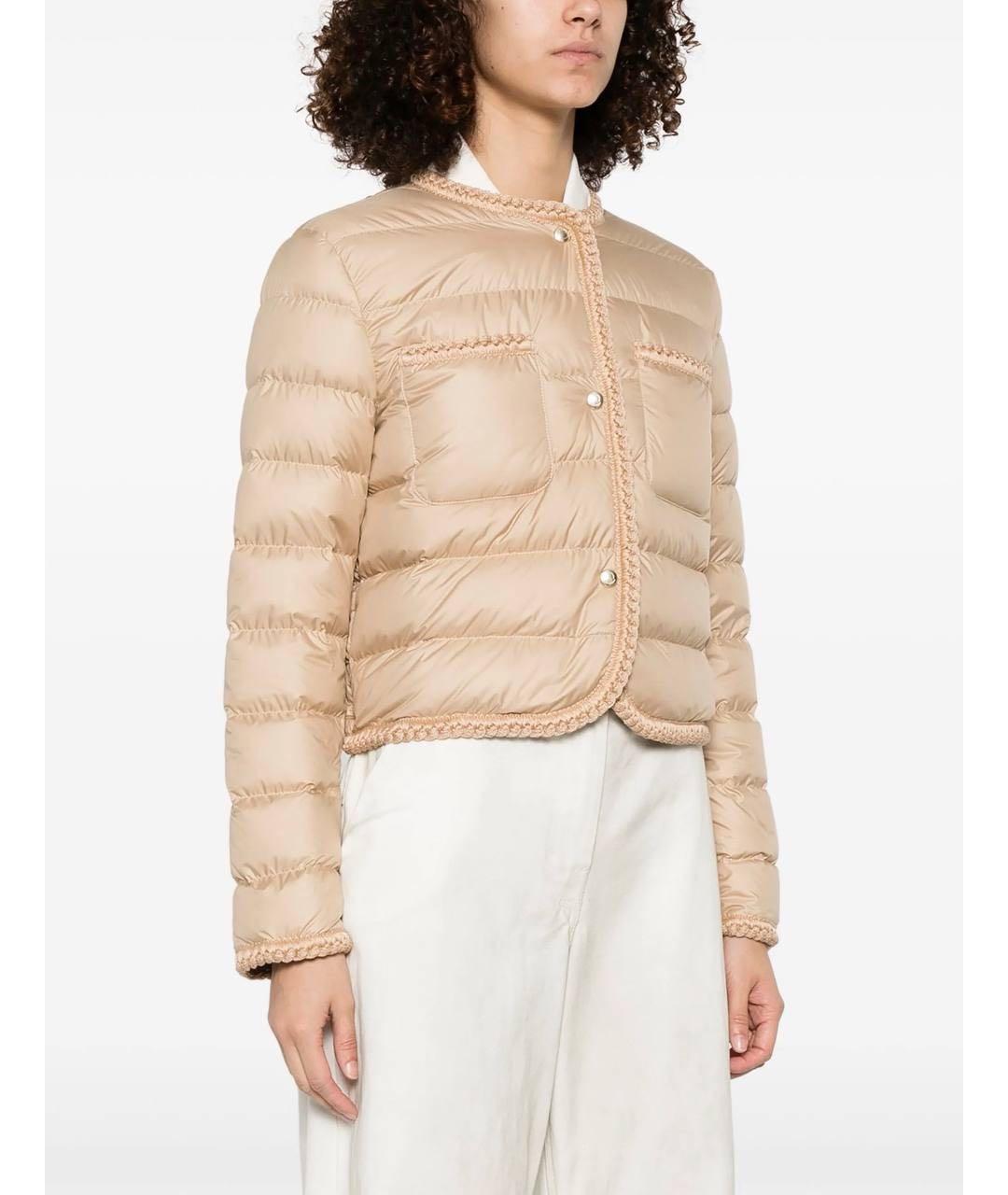MONCLER Бежевая куртка, фото 3