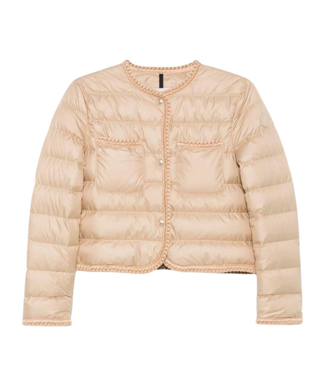MONCLER Бежевая куртка, фото 1