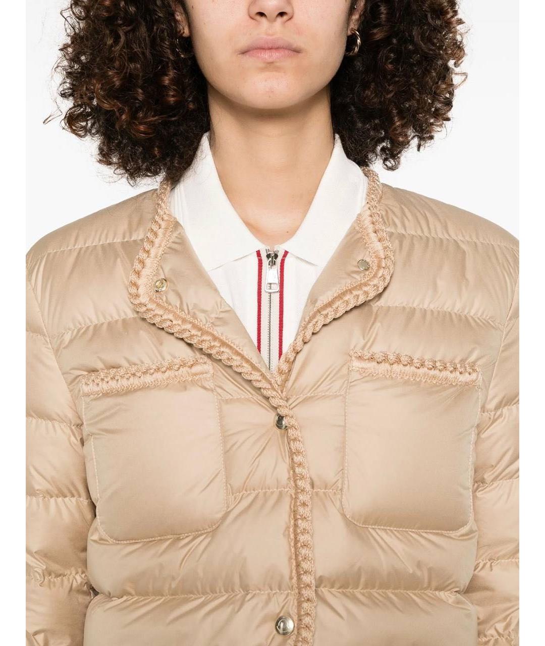 MONCLER Бежевая куртка, фото 4