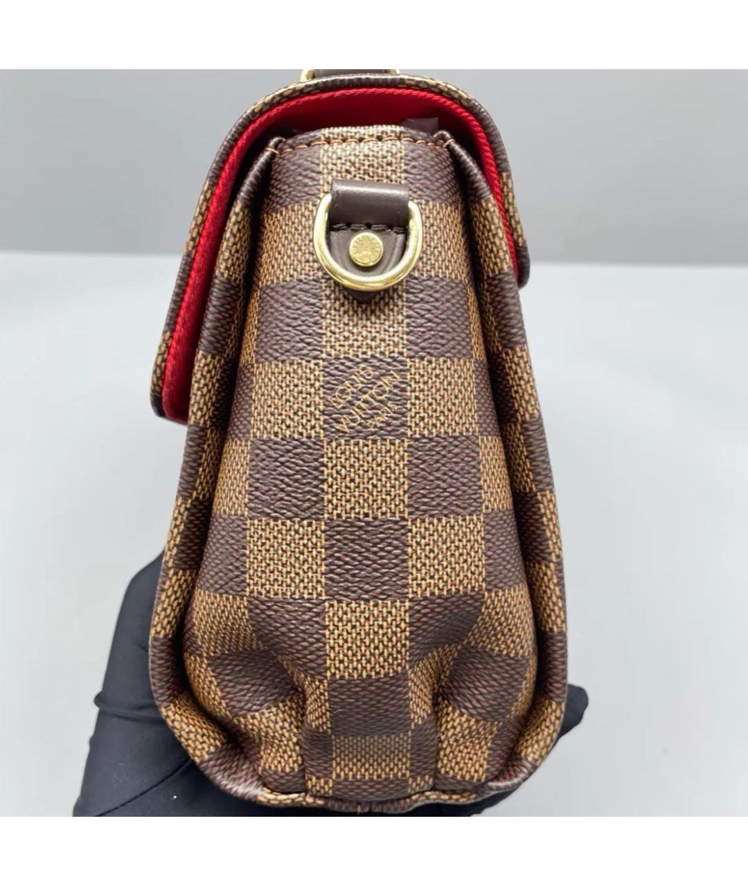 LOUIS VUITTON Коричневая сумка с короткими ручками, фото 4